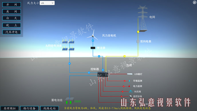 风光互补路灯VR
