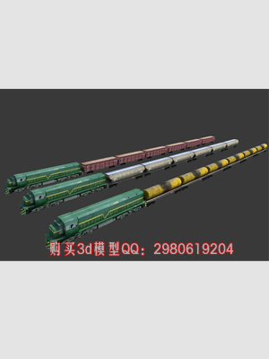 货运火车3dmax模型