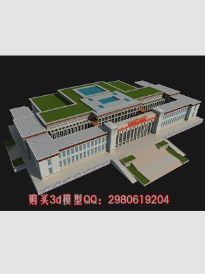 国家博物馆3dmax模型